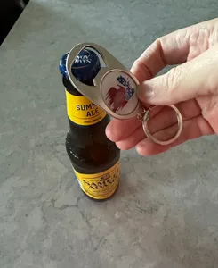 AllSignsToday.Com - Multi-use Alloy Bottle Opener Keychain