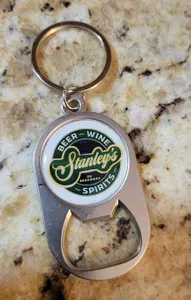 AllSignsToday.Com - Multi-use Alloy Bottle Opener Keychain