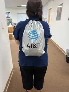 AllSignsToday.Com - Custom Reflective Drawstring Bag