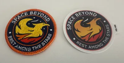 Embroidered Patches - Love my logo patches Clients are really enjoying them