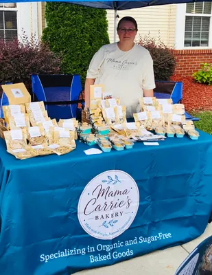 Custom Rectangle Table Covers - Thus was my very first vendor event and my table looked so professional because of my tablecloth