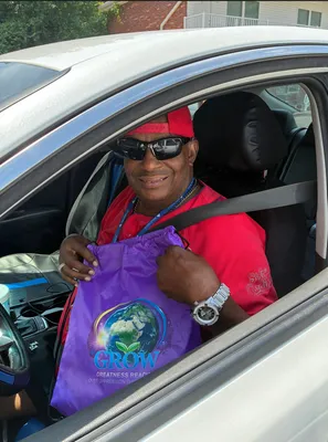 Custom Polyester Drawstring Bag - Only the strong survive GROW less Homelessness Initiative Campaign