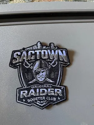Our patch of the Sactown Original Raider Booster Club was used a membership giveaway as one of five options The patch was well received and we will market on our website moving forward We were very pleased with the quality of the product