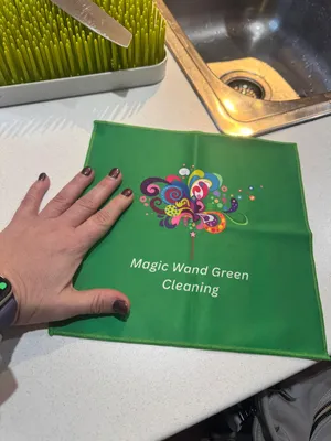 Microfibre cleaning cloth with my business logo
