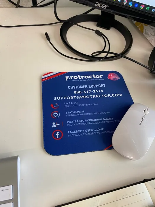 AllSignsToday.Com - Custom Square Mouse Pad