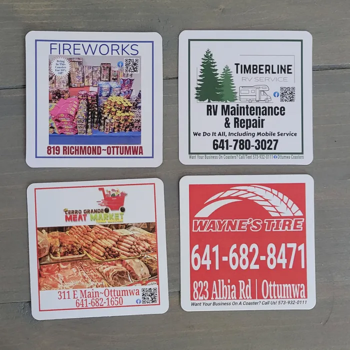 AllSignsToday.Com - Paper Coasters