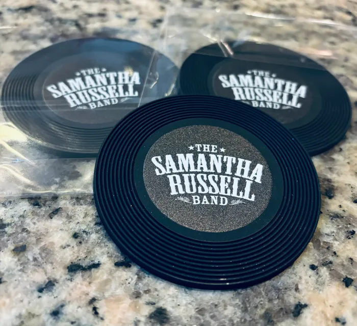 AllSignsToday.Com - Soft Plastic Record Coaster