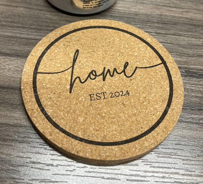 AllSignsToday.Com - Cork Coasters