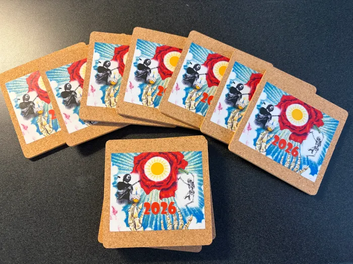 AllSignsToday.Com - Cork Coasters