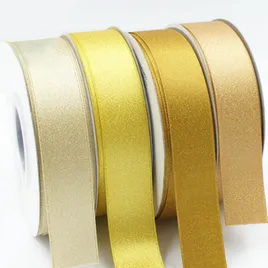 Gold/Silver Purl Double Face Satin Ribbon - All Signs Today