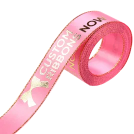 Metallic Edge Satin Ribbon - All Signs Today