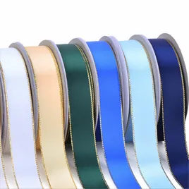 Metallic Edge Double Face Satin Ribbon - All Signs Today