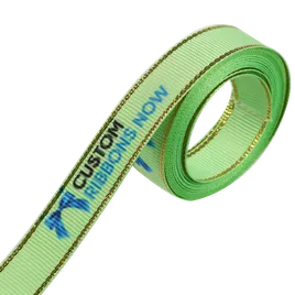 Metallic Edge Grosgrain Ribbon - All Signs Today