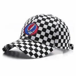Two Tone Checkered Cotton Cap - All Signs Today