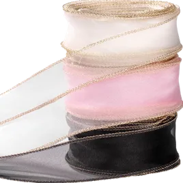 Blank Metallic Edge Wavy Ribbon - All Signs Today