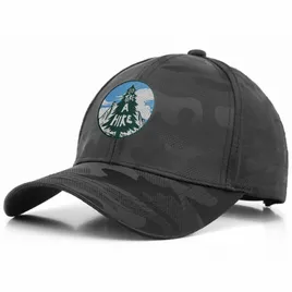 Dark Camou Polyester Baseball Cap - All Signs Today