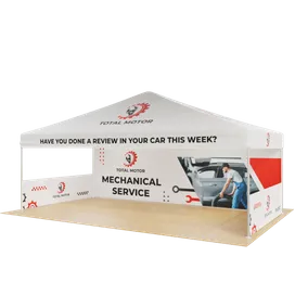 Custom Outdoor Trade Show Displays Heavy Duty 20ft X 10ft - All Signs Today