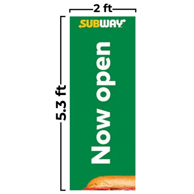 2 ft  x 5.3 ft - All Signs Today