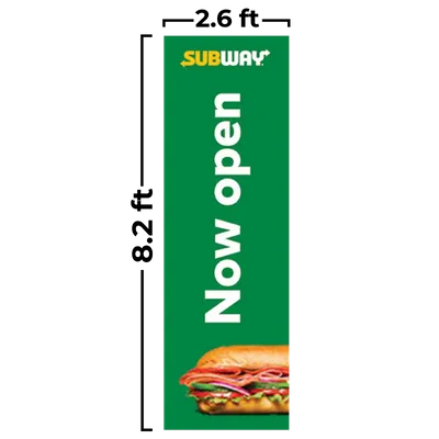 2.6 ft x 8.2 ft - All Signs Today