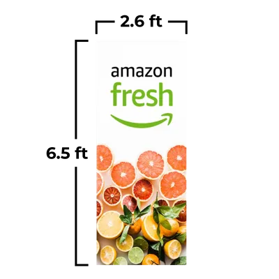 2.6 x 6.5 ft 2.6 x 6.5 ft - All Signs Today