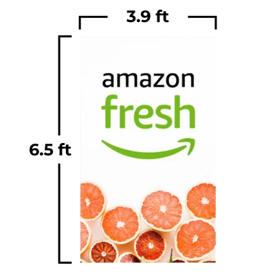 3.9 x 6.5 ft 3.9 x 6.5 ft - All Signs Today