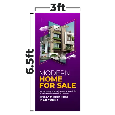 3 ft x 6.5 ft 3 ft x 6.5 ft - All Signs Today