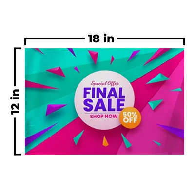 18 x 12 in - All Signs Today