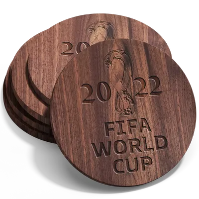 Custom Handmade Walnut Coaster - All Signs Today