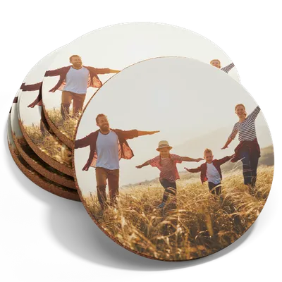 Custom Photo Fiberboard Coasters - All Signs Today