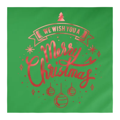 Custom Foil Stamped Luncheon Napkin - All Signs Today