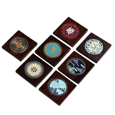 Customized Ebony Alloy Coaster - All Signs Today