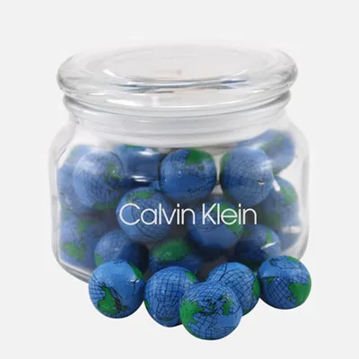 Jar with Chocolate Globes - SG200 - All Signs Today