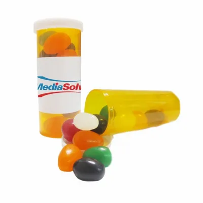 Small Promo Pill Bottles-Jelly Beans - All Signs Today