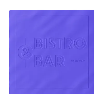 Custom Debossed Beverage Napkin - All Signs Today