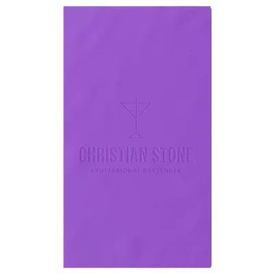 Custom Debossed Guest Towel Napkin - All Signs Today