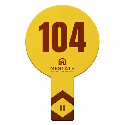 Paddle Shape Auction Paddles - All Signs Today