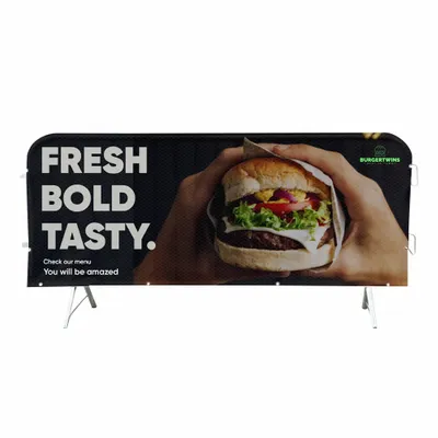 Crowd Barrier Covers - All Signs Today