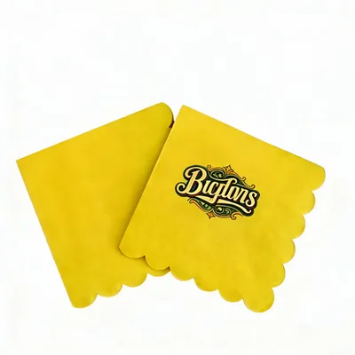 Scallop Beverage Napkins - All Signs Today