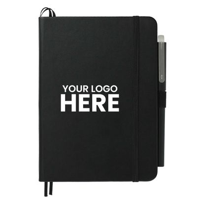 5 x 7 Recycled Bulleting Bound Notebook with Pen