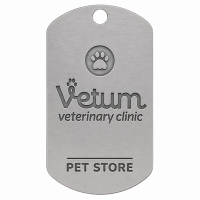 Die Struck Metal Dog Tags