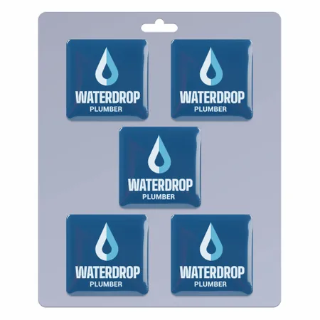 5 pack_Square Lapel Pin 1.25 inch - All Signs Today