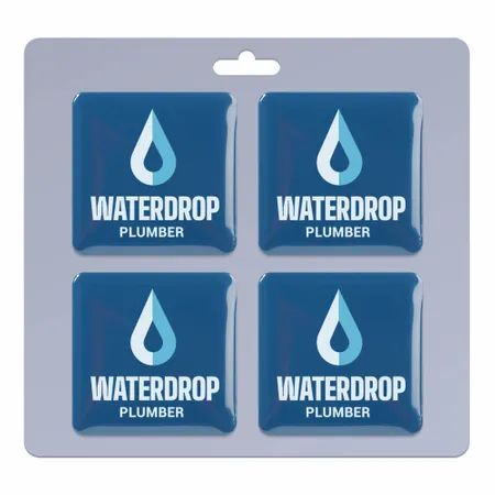 4 pack_Square Lapel Pin 1.25 inch - All Signs Today