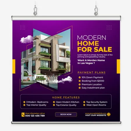 Hanging Clamp Bar Banners - All Signs Today