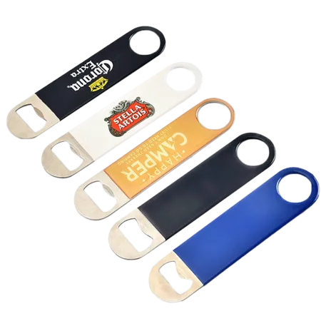 Colored Bottle Opener Keychain