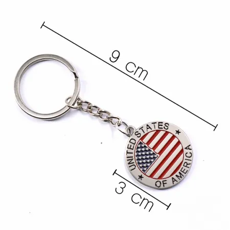 Custom US Flag Keychain - All Signs Today