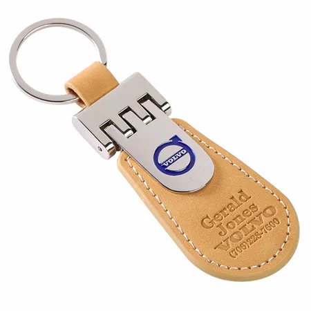 Royalty Tag Leather Keychain - All Signs Today