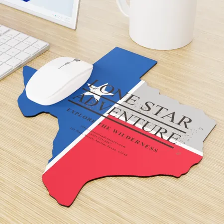 Custom Shape Die Cut Mouse Pad - All Signs Today