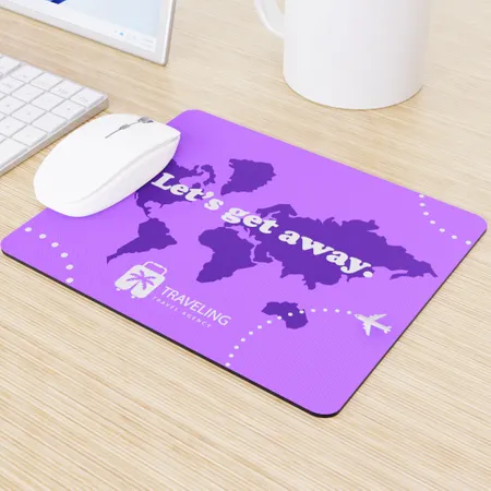 Custom Printed Rectangular Mouse Pad - All Signs Today