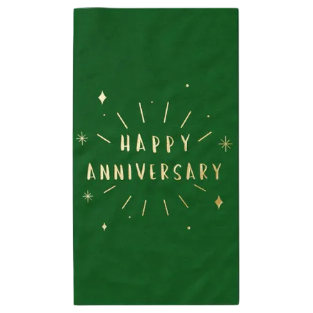 Custom Foil Stamped Towel Napkin - All Signs Today