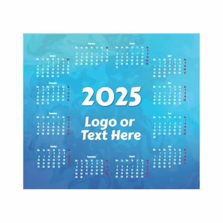 Light Blue Calendar Mouse Pad - All Signs Today